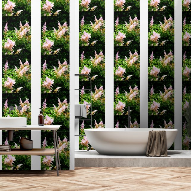 Astilbe Wallpaper (Bathroom)