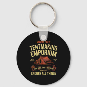 Astle Paul's Tentmaking Emrium Christians Camng Fu Key Ring