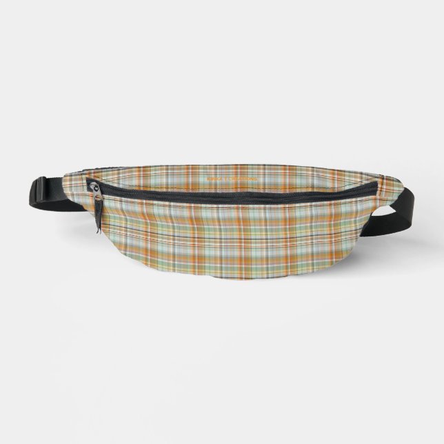 Aston Plaids  Bum Bags (Front)