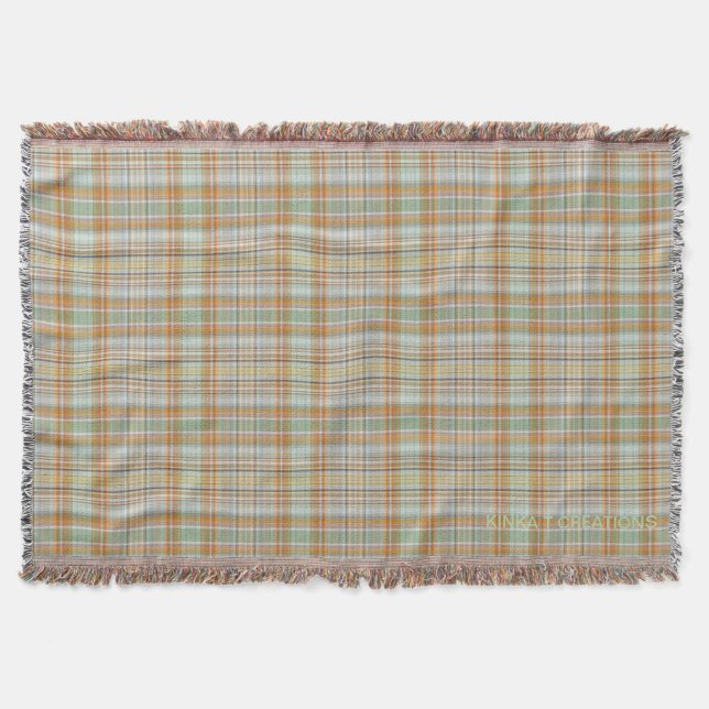 Aston Plaids  Throw Blanket (Front)