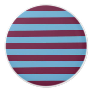Aston Villa stripes football club colours premier  Ceramic Knob