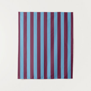 Aston Villa stripes football club colours premier  Tapestry