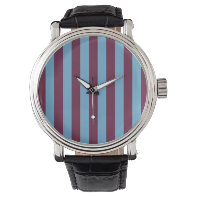 Aston Villa stripes football club colours premier  Watch (Front)