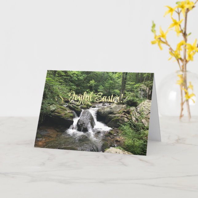 Astonishing Natural Scenery, Easter Card (Yellow Flower)