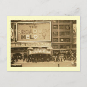Astor Theatre, New York City Vintage Postcard