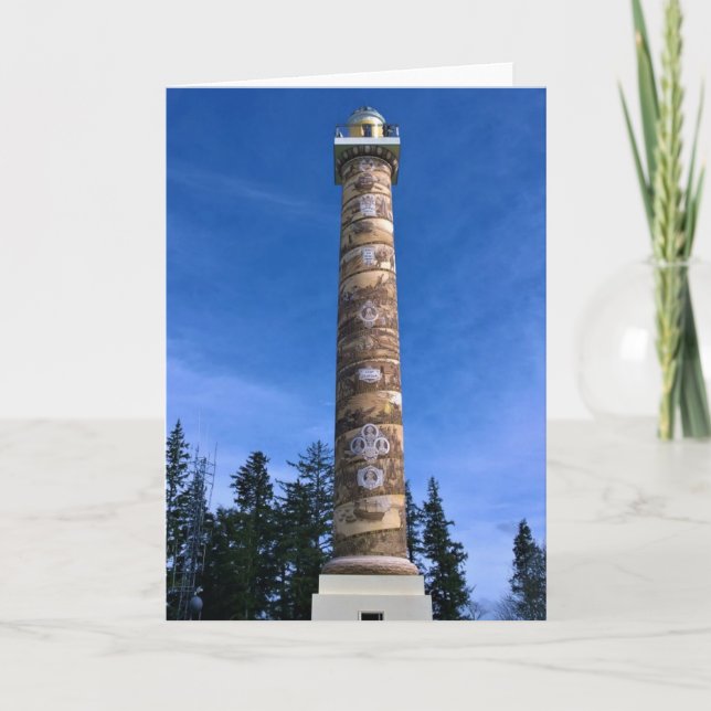 Astoria Column, Oregon Card (Front)