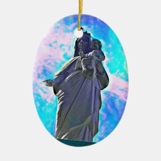 Astoria Graveyard Ceramic Tree Decoration (Front)