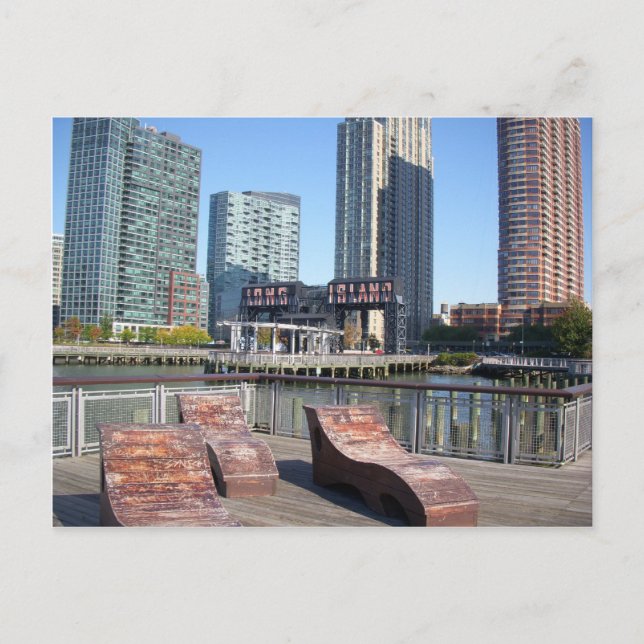 Astoria/ Long Island City Buildings Postcard (Front)