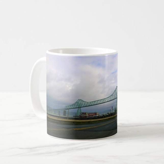 Astoria-Megler Bridge, Astoria, Oregon Coffee Mug (Front Left)