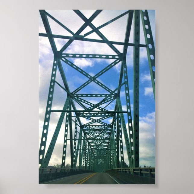 Astoria-Megler Bridge, Astoria, Oregon Poster (Front)