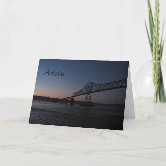 Astoria-Megler Bridge, Oregon Card (Front)