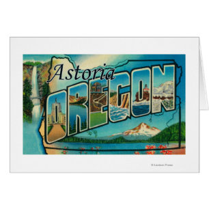 Astoria, Oregon - Large Letter Scenes