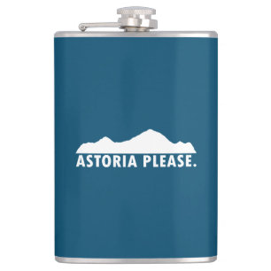 Astoria Oregon Please Hip Flask