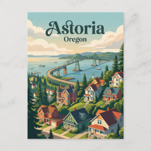 Astoria, Oregon Postcard