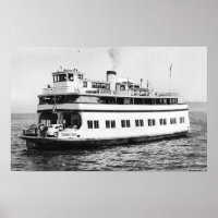 Astoria, Oregon View of Ferry Astoria Photograph