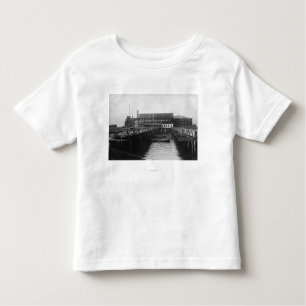 Astoria, Oregon view of Fisherman's Packing Toddler T-Shirt