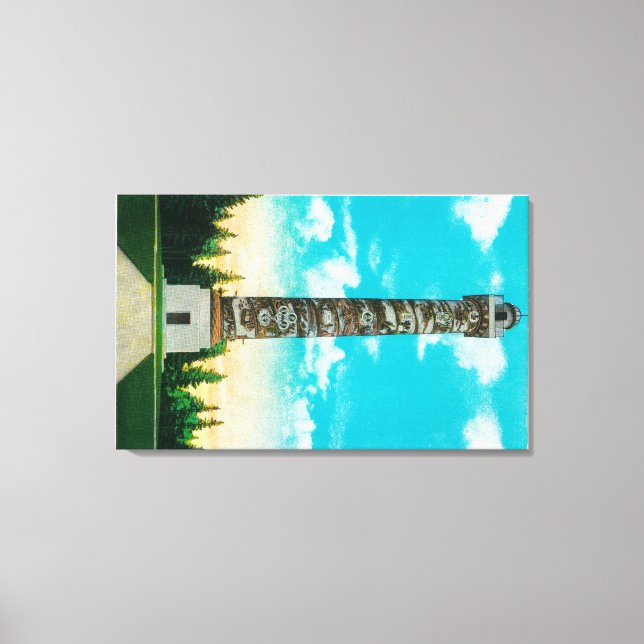 Astoria Pioneer ColumnAstoria, OR Canvas Print (Front)