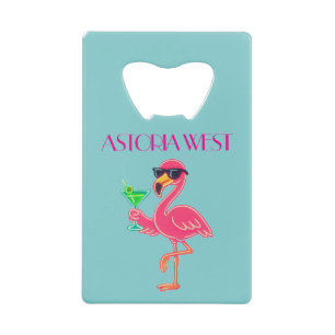 Astoria West Pink Flamingo Bottle Opener