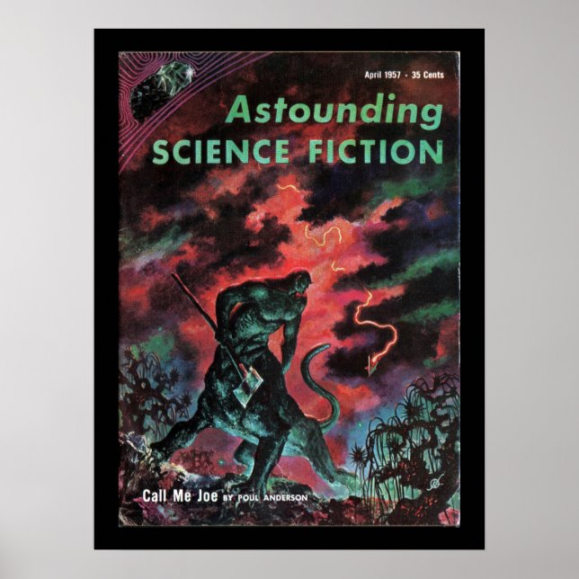 Astounding - 1957.04_Pulp Art Poster (Front)