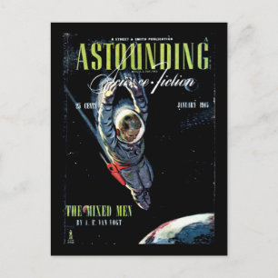 Astounding Science Fiction_ January 1945_Pulp Art Postcard