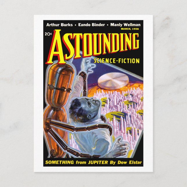 Astounding Science Fiction (Mar, 1938) Postcard (Front)