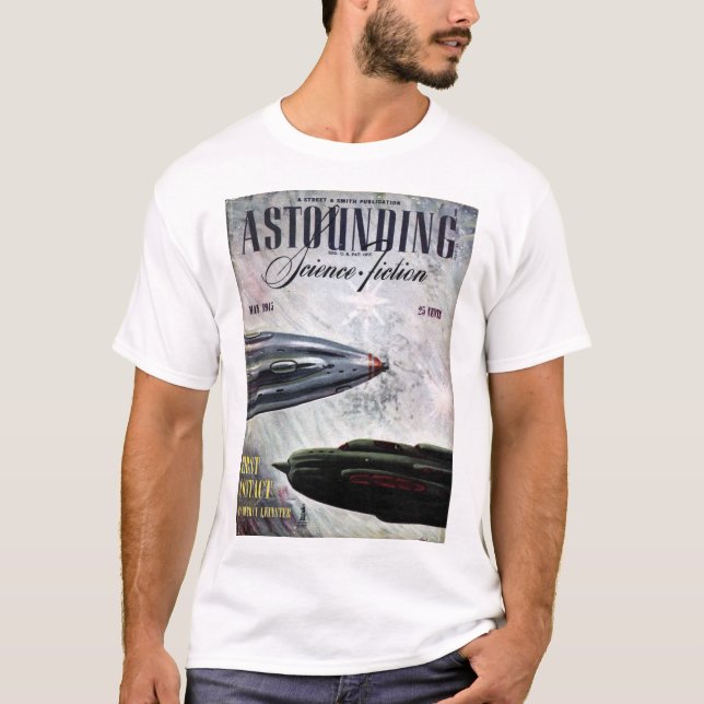 Astounding Science Fiction_ May 1945_Pulp Art T-Shirt (Front)