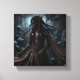 Astraekon The Celestial Cartographer  Canvas Print