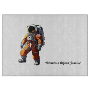 "Astral Adventures Await" Cutting Board