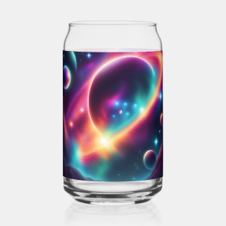 Astral Bloom Can Glass