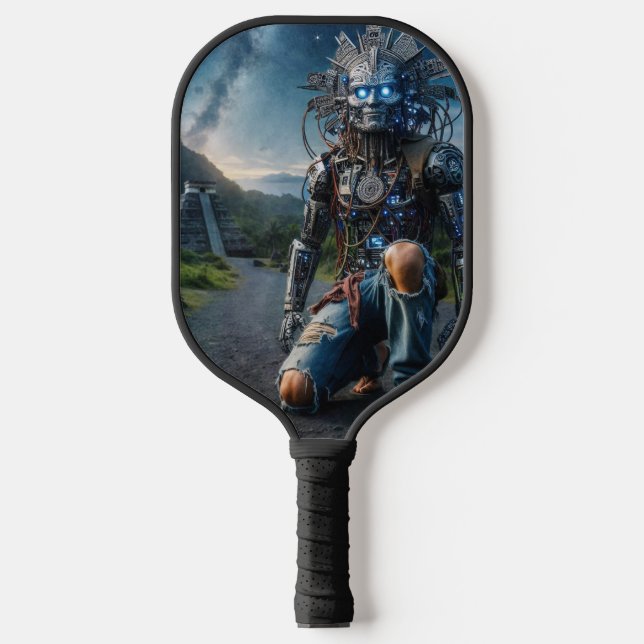 Astral Blue Jeans Warrior Pickleball Paddle (Front)