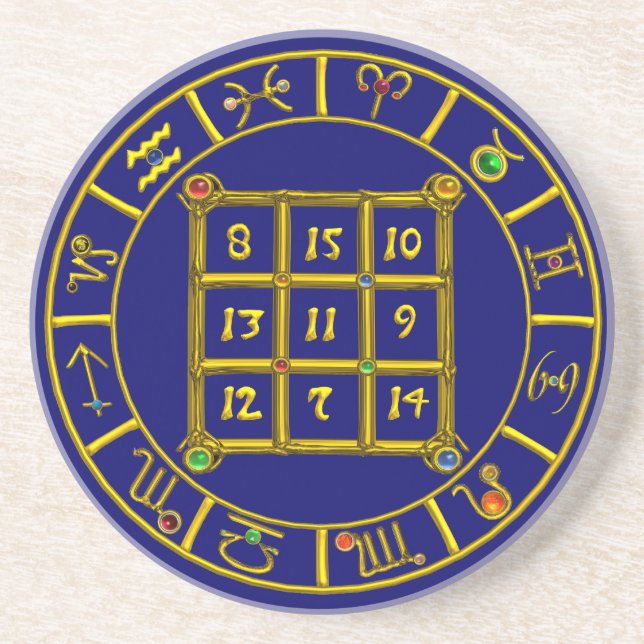 ASTRAL CODE ,blue Coaster (Front)