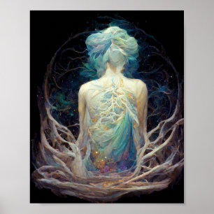 Astral Ganglia 3 Fantasy Science Fiction Art Poster