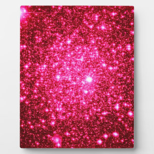 Astral Glitter Hot Pink Plaque