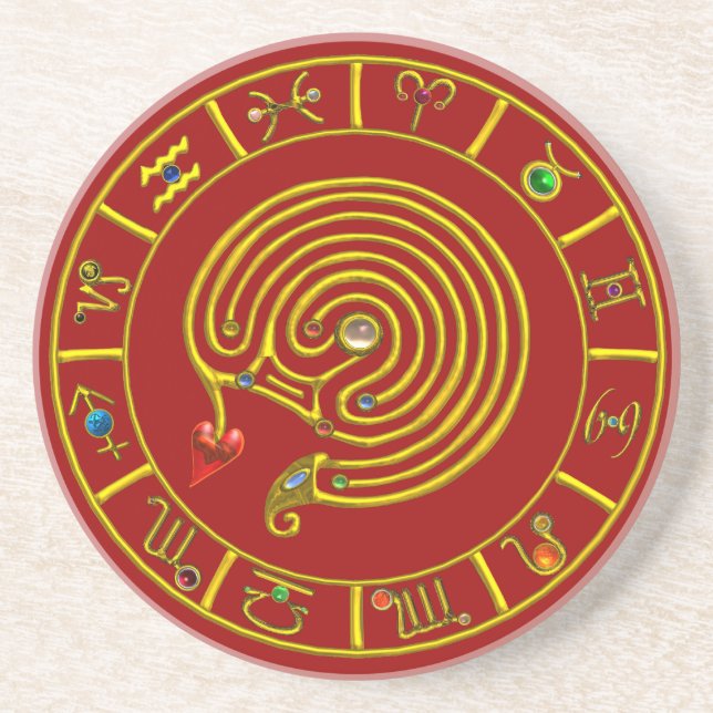 ASTRAL LABYRINTH red Coaster (Front)