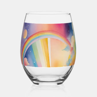 Astral Light Soul Travel Program Water Stemless Wine Glass