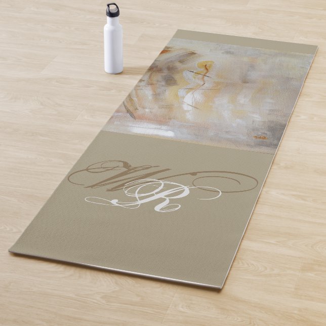 'Astral Lights' by Ramona Walach Yoga Mat (In Situ)