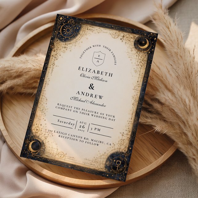 Astral Night Wedding Invitation (Creator Uploaded)