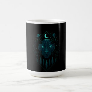 Astral Panther - Cosmic Dark Predator Coffee Mug