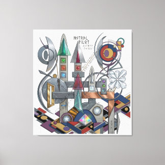 Astral Pilot: El Lissitzky Style Constructivist My Canvas Print
