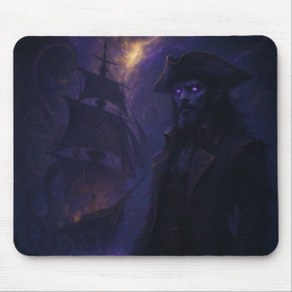 Astral Pirate in Amethyst Light Mouse Pad