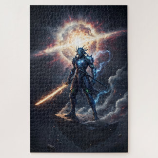 Astral Samurai Cosmic Warrior Puzzle