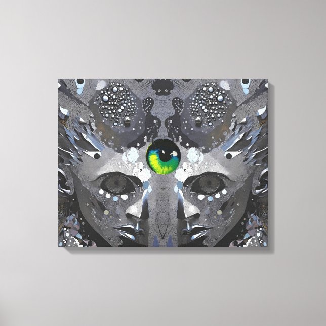 Astral Stonewalling - Ken Gauge Art Canvas Print (Front)