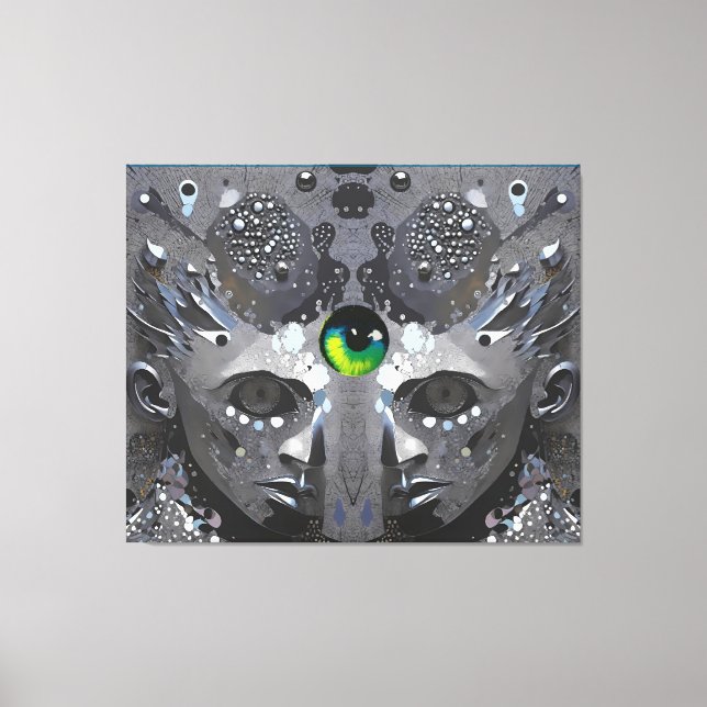 Astral Stonewalling - Ken Gauge Art Canvas Print (Front)