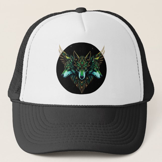 Astral Wolves Trucker Hat (Front)