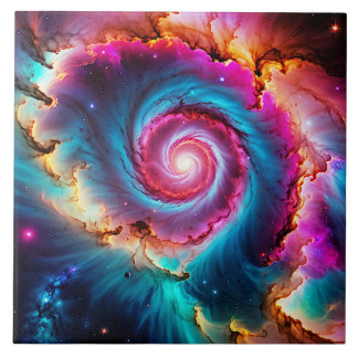 “Astralis” - Nebula and Galaxies Tile