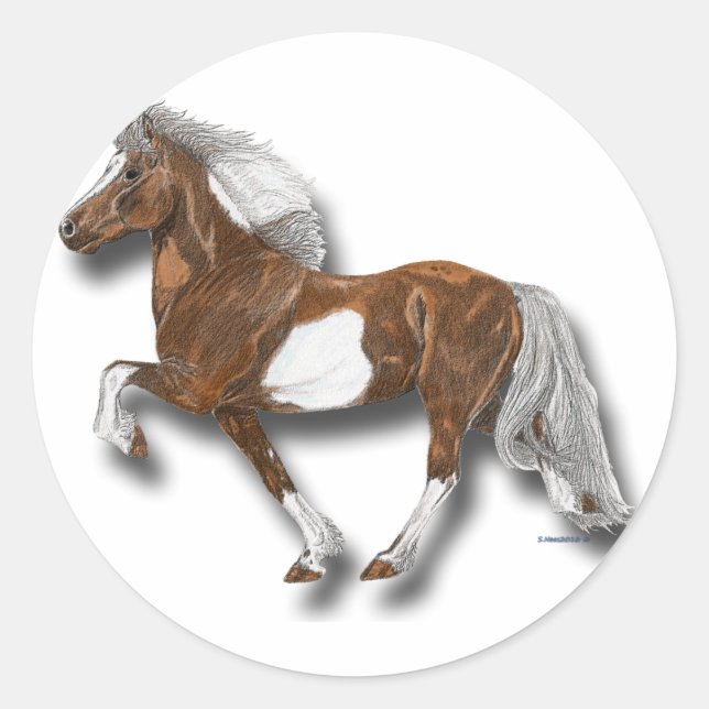 Astrid Classic Round Sticker (Front)