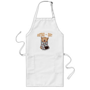 Astro Cat Long Apron