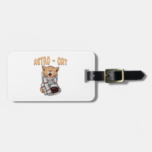 Astro Cat Luggage Tag
