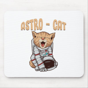 Astro Cat Mouse Pad