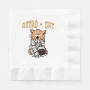 Astro Cat Napkin